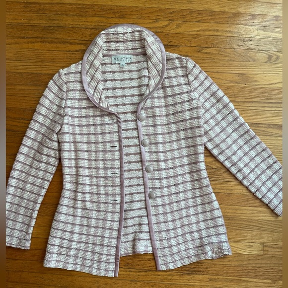 St John elegant knitted jacket. Good condition, good quality. Size 4. - Picture 4 of 8